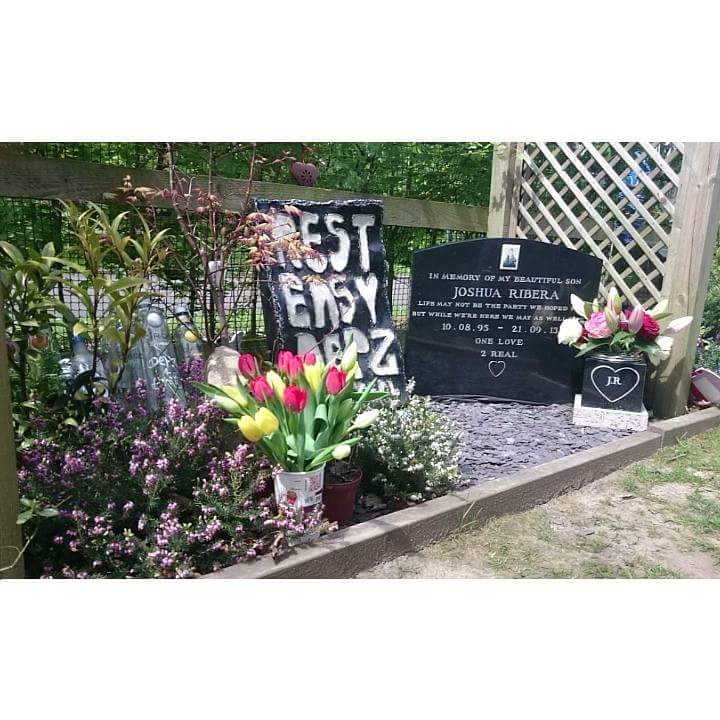 alison cope son's headstone